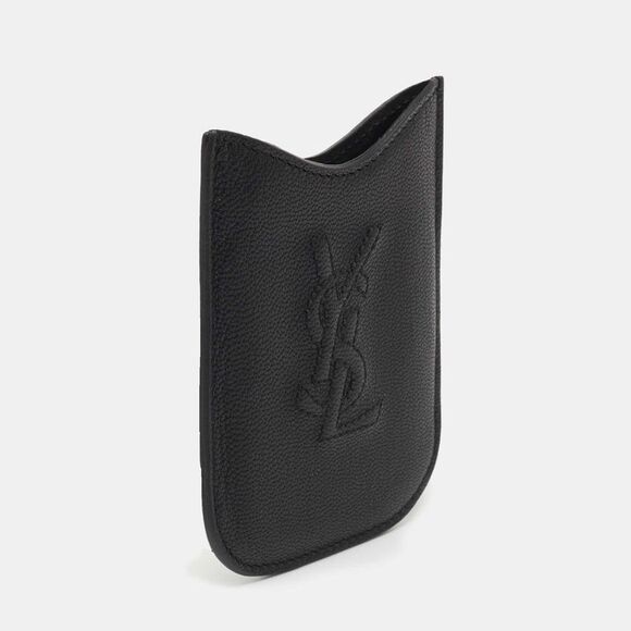 Yves Saint Laurent Black Leather Porte Blackberry Cover - Picture 3 of 4